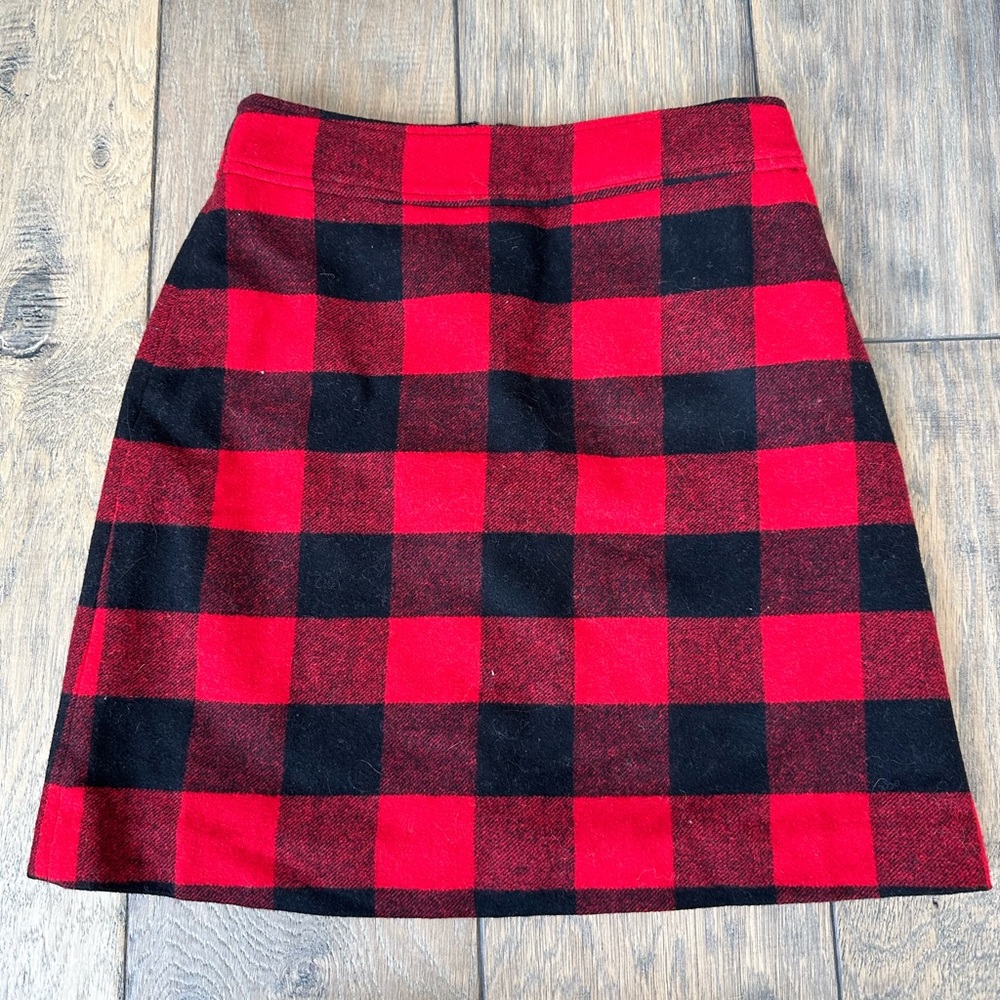 J Crew Plaid Skirt